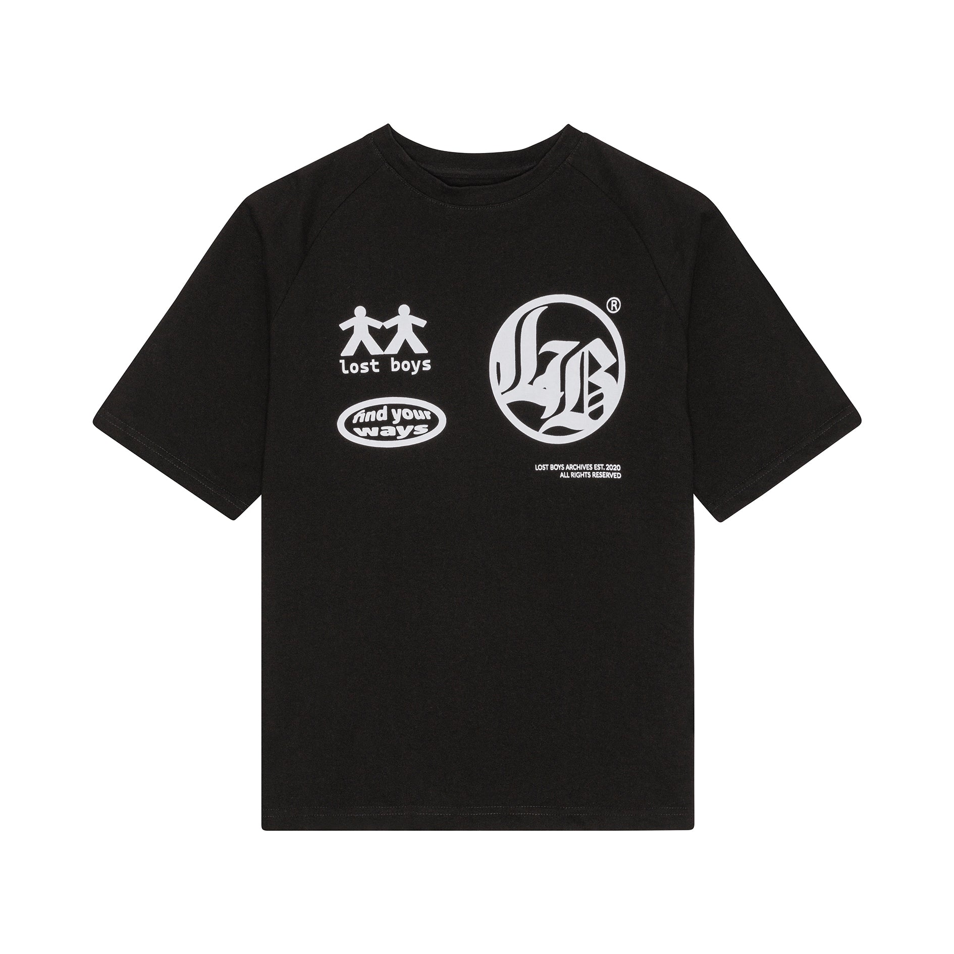 LOGO-MANIA TEE BLACK