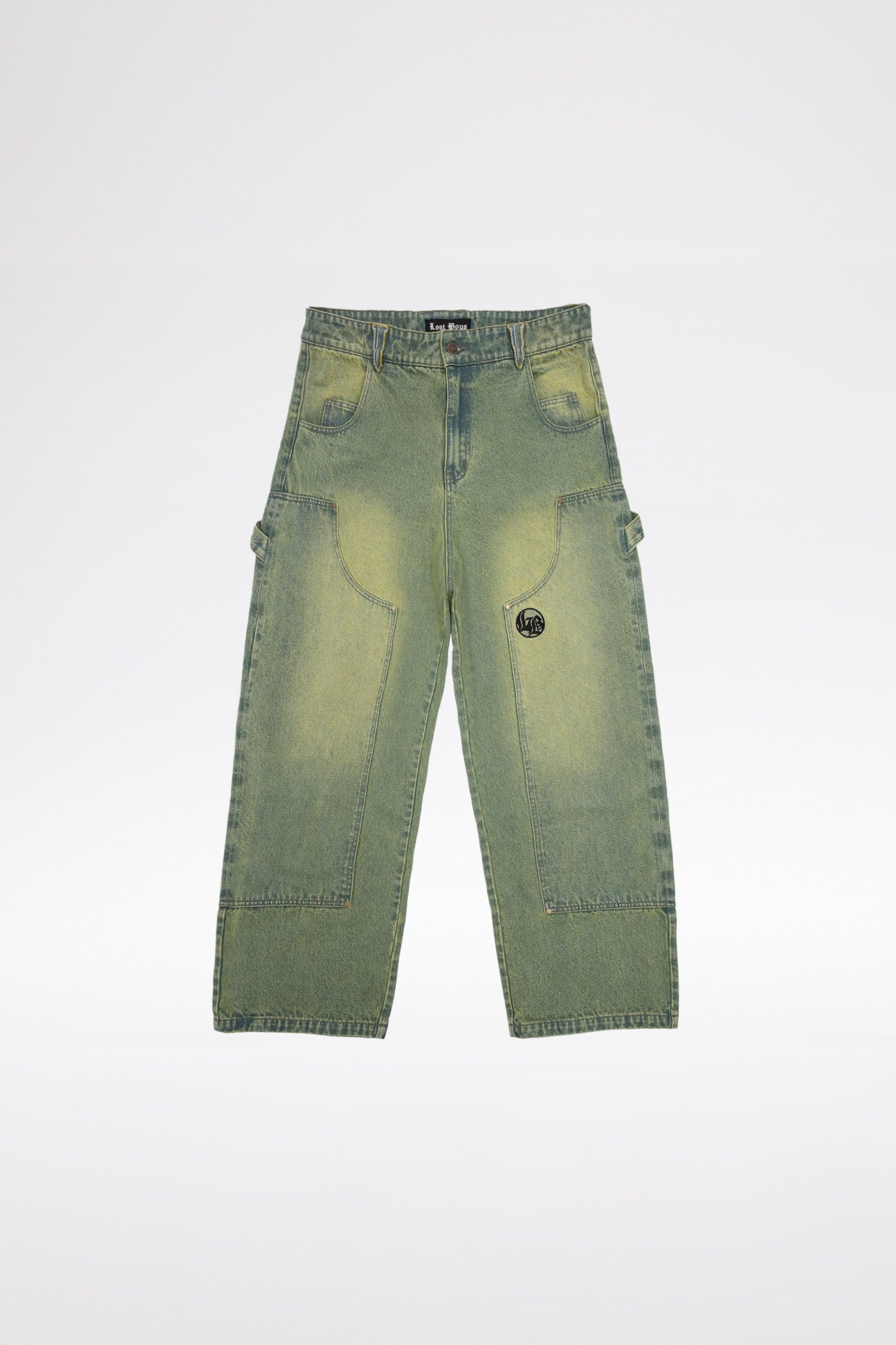 LOST BOYS BAGGY CARPENTER Jeans Acid Wash