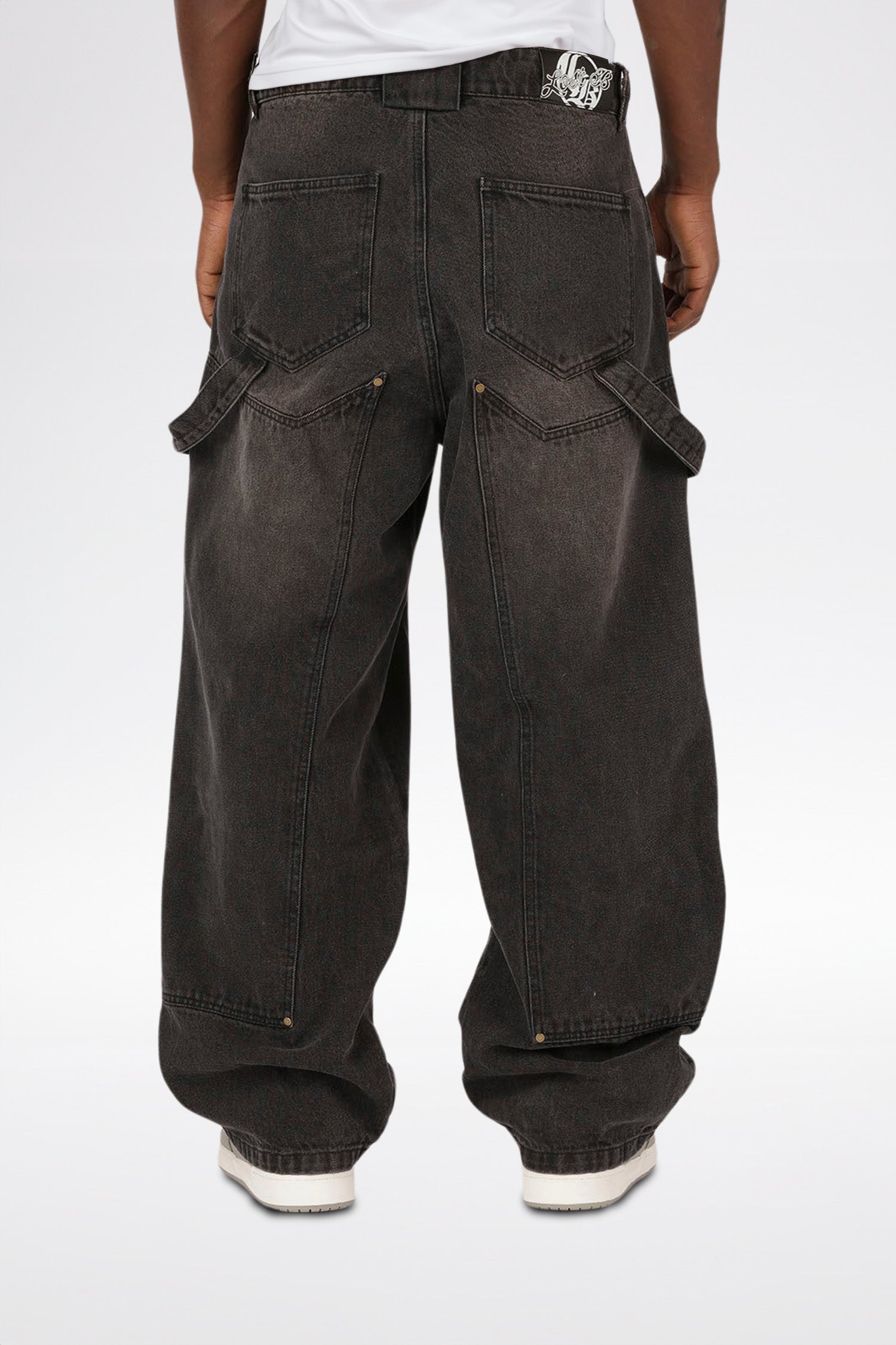 LOST BOYS BAGGY CARPENTER Jeans Stonewashed Black