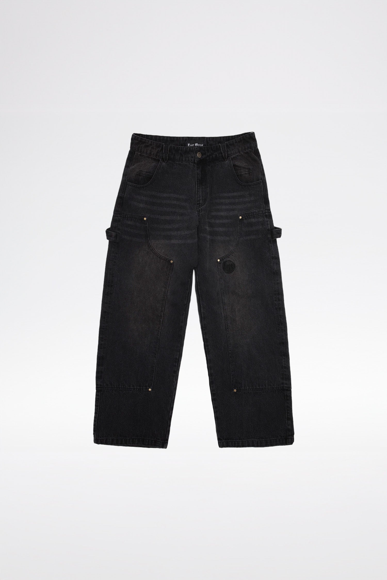 LOST BOYS BAGGY CARPENTER Jeans Stonewashed Black