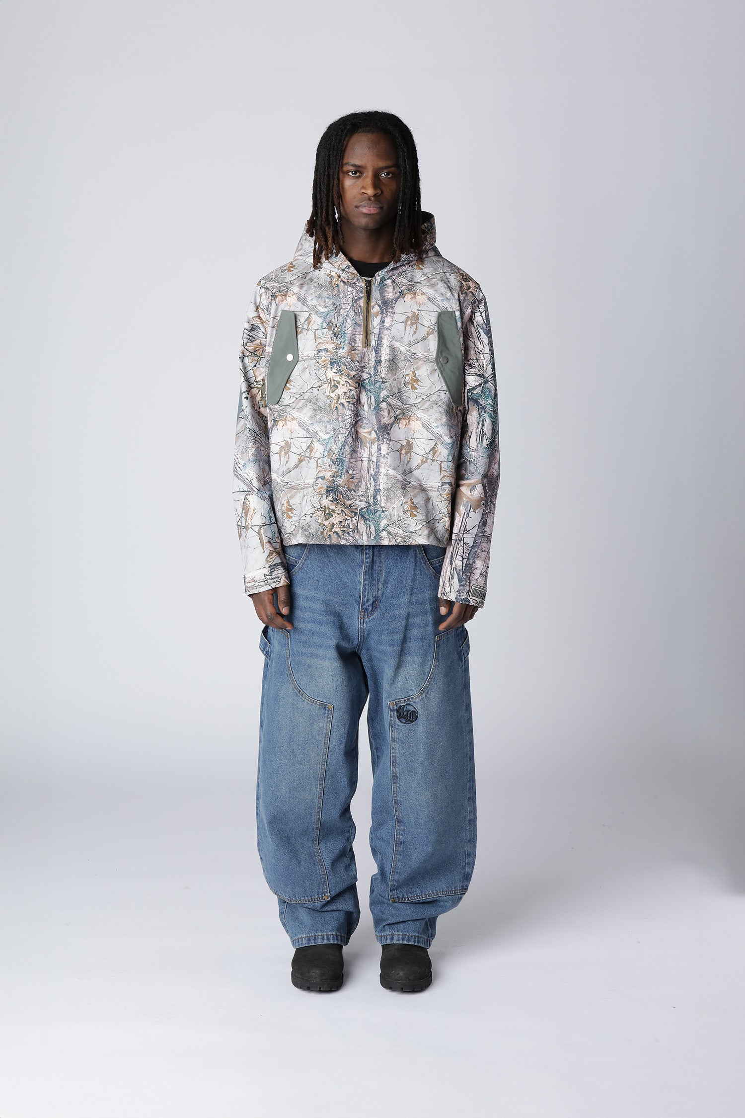 LOST BOYS BAGGY CARPENTER Jeans Stonewashed Blue