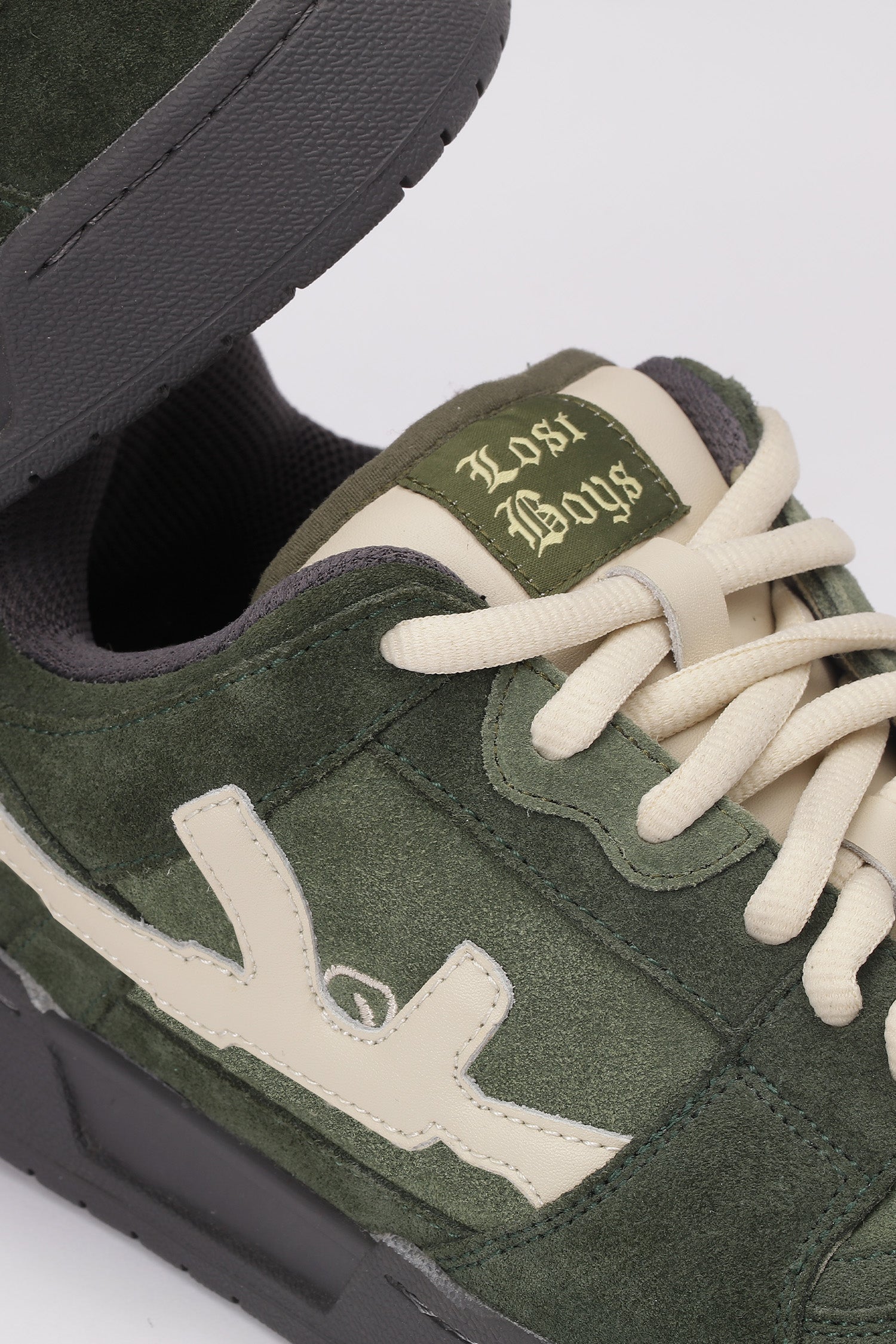 LOST BOYS DARK FOREST Sneaker Green/Black/Cream