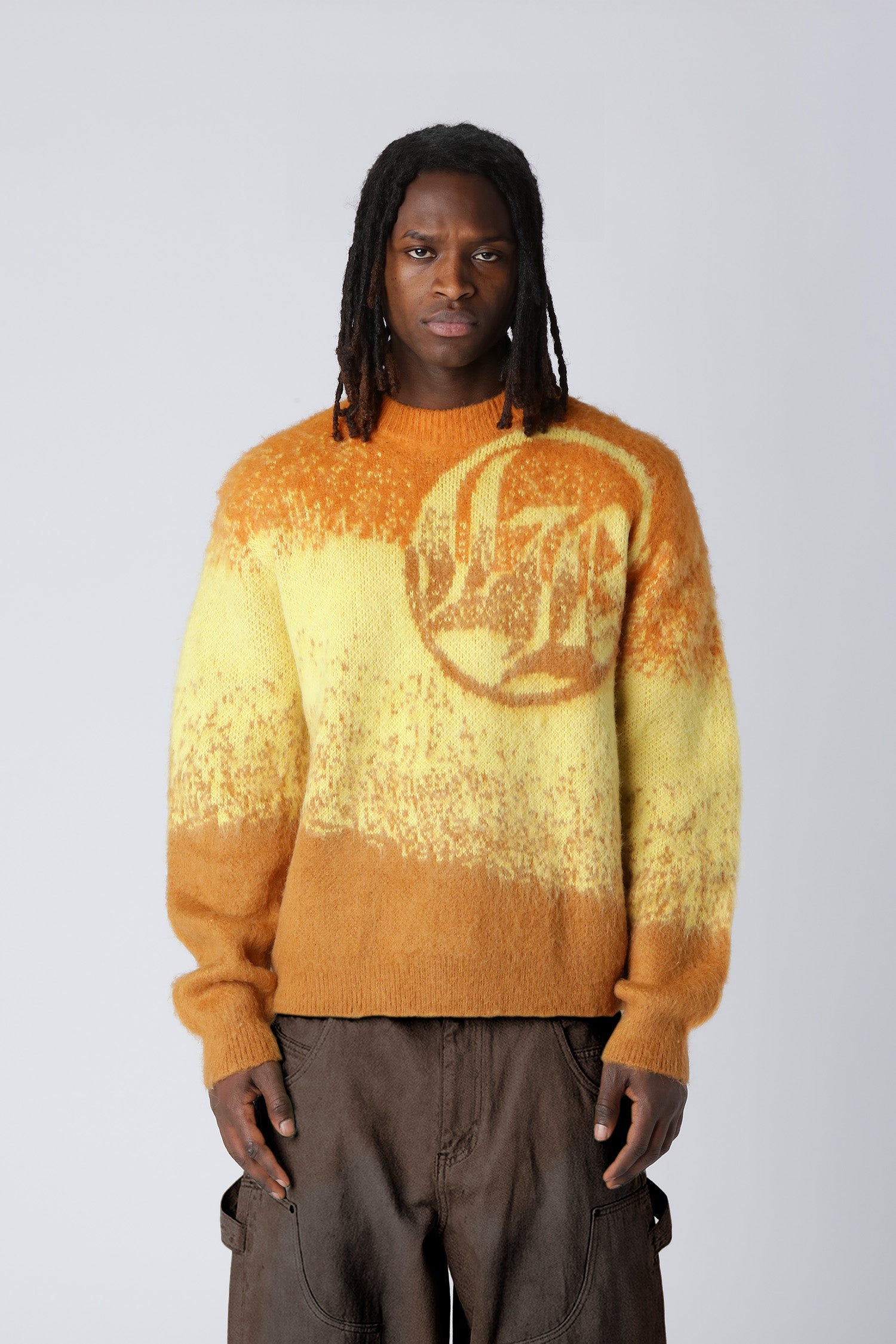 LOST BOYS TEXTURED KNITWEAR Outer layer Yellow/Orange