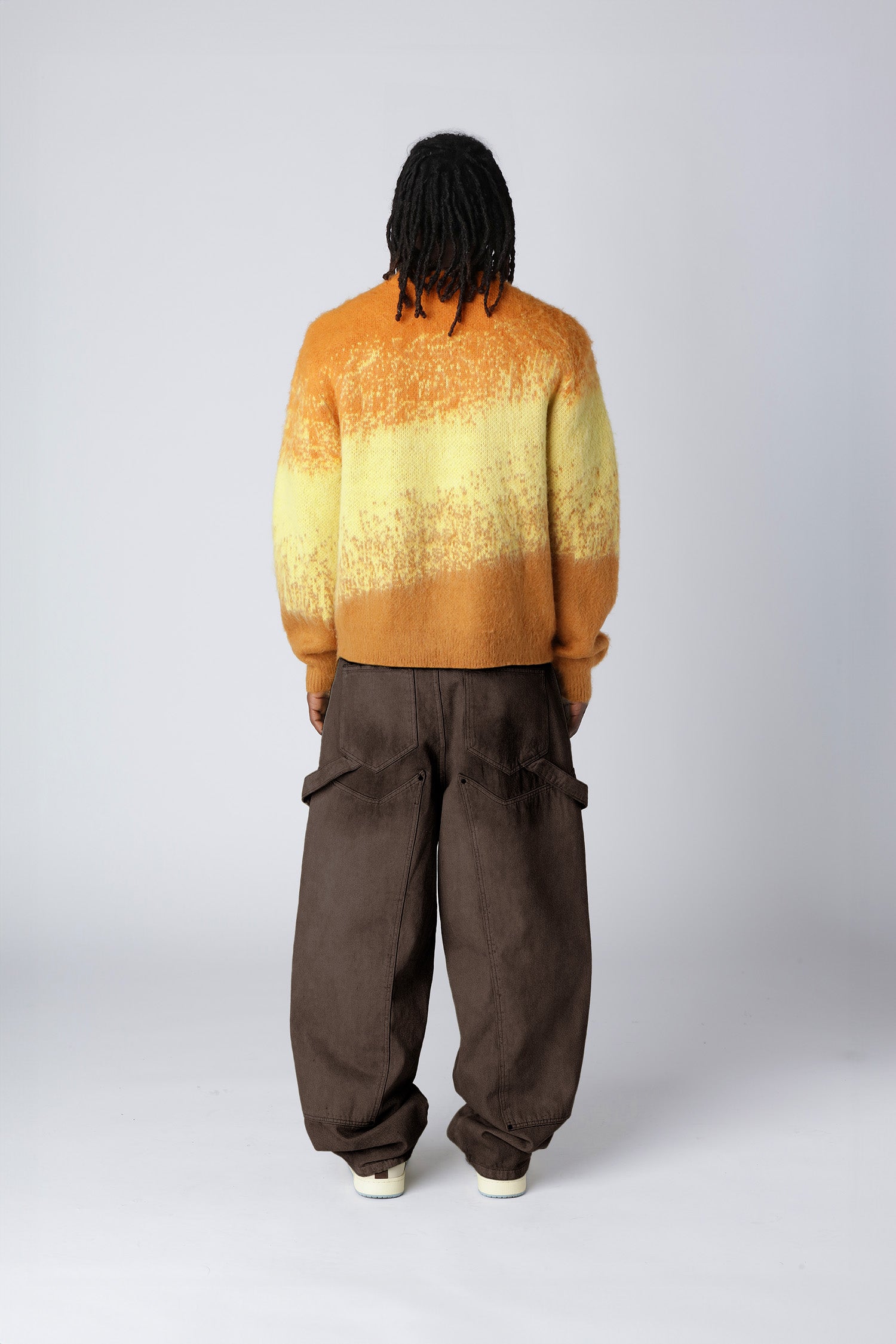 LOST BOYS TEXTURED KNITWEAR Outer layer Yellow/Orange