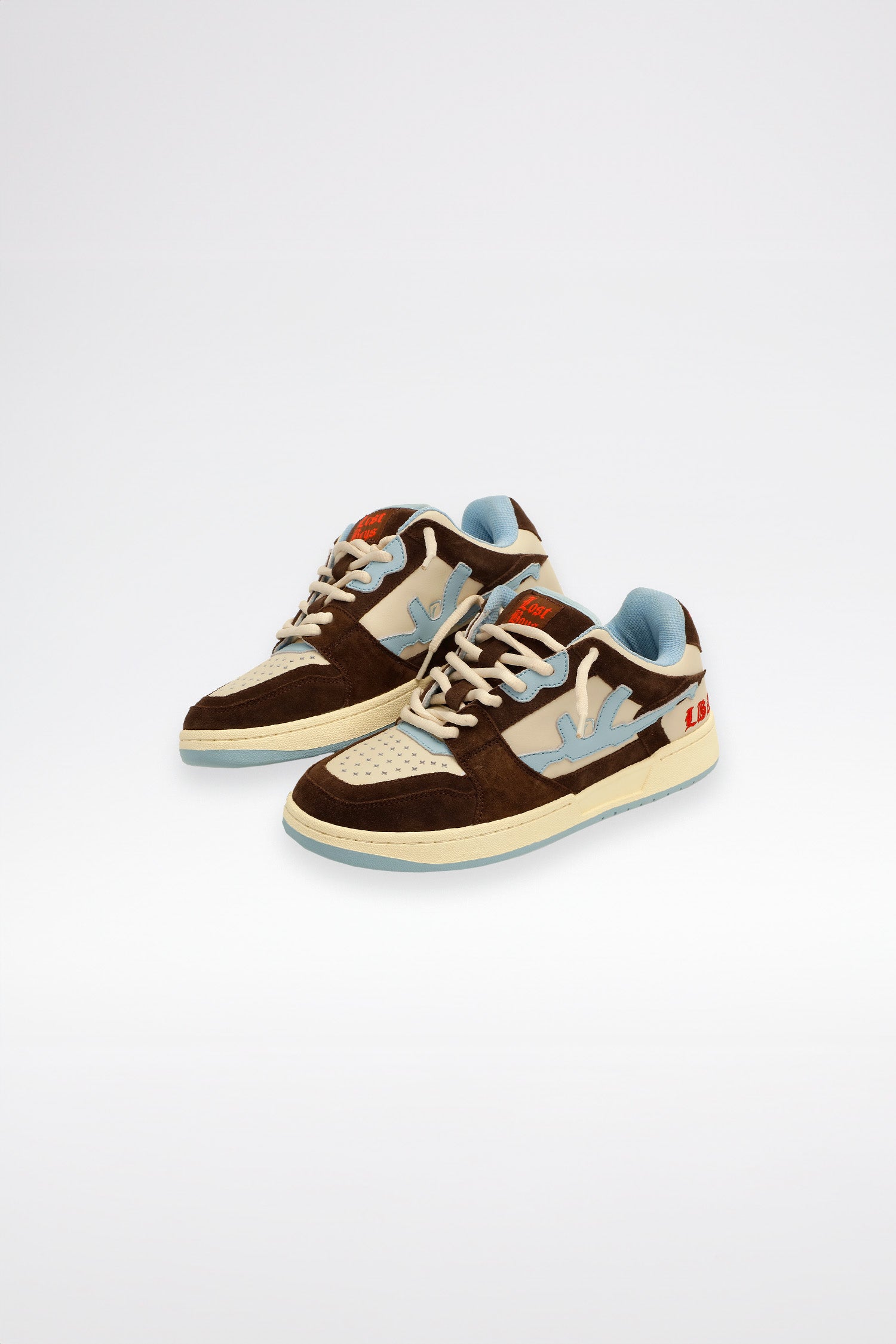 LOST BOYS TOKKA LOWS Sneaker Brown/Beige/Blue