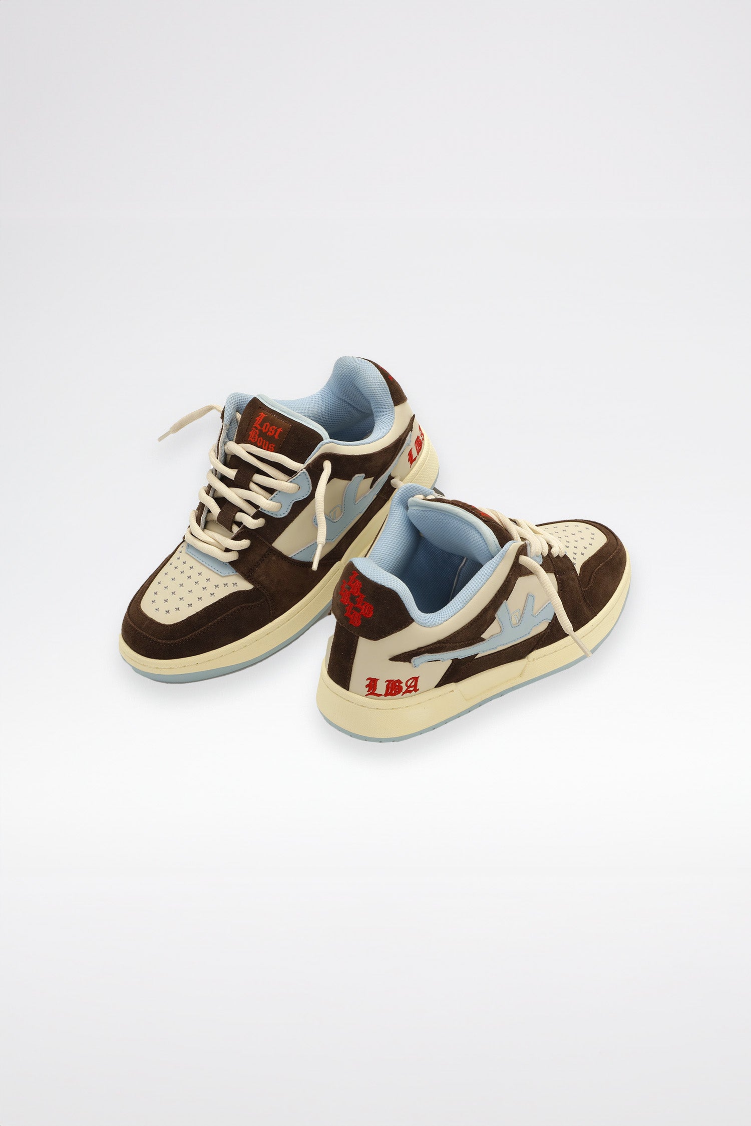 LOST BOYS TOKKA LOWS Sneaker Brown/Beige/Blue