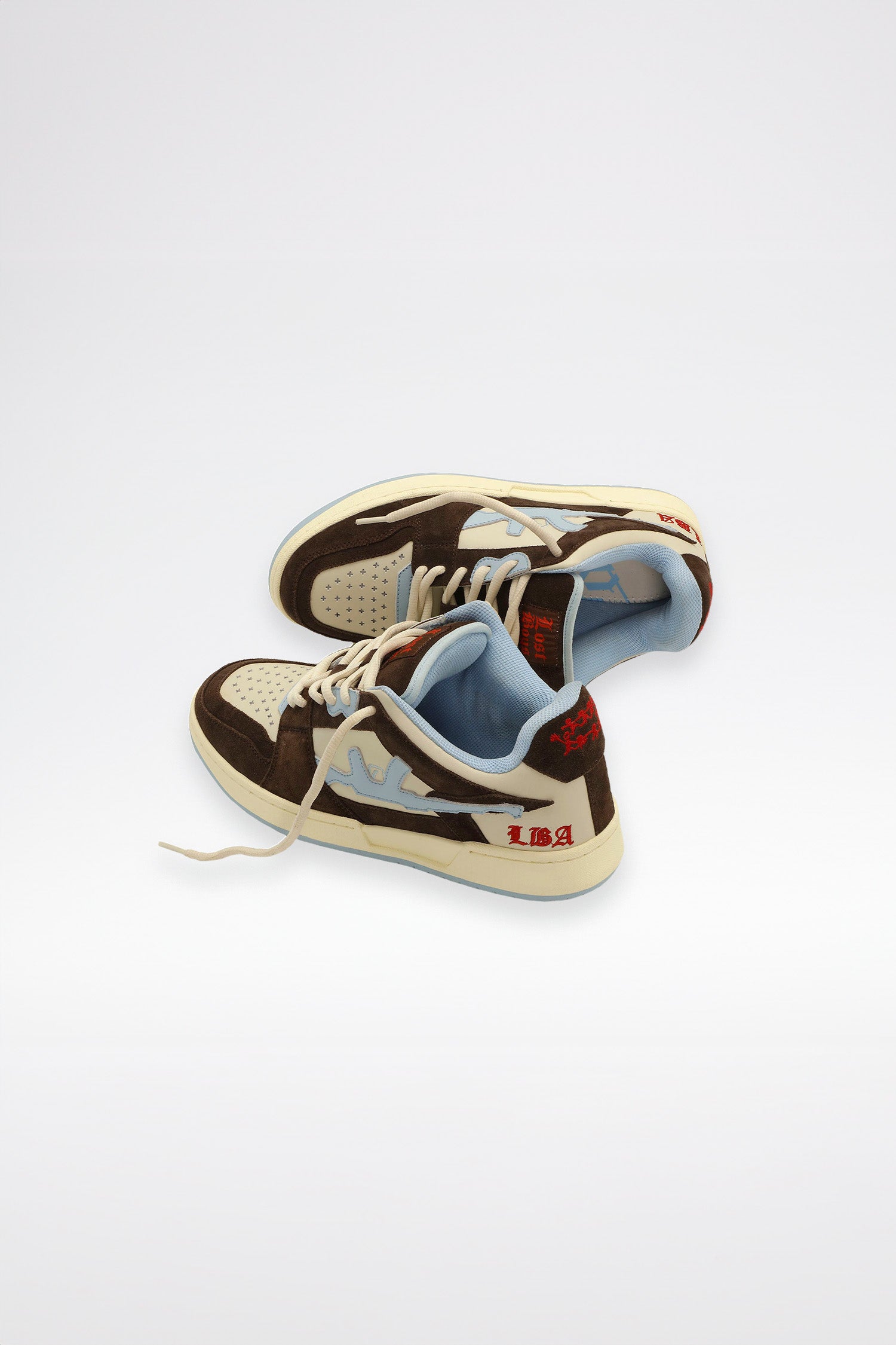 LOST BOYS TOKKA LOWS Sneaker Brown/Beige/Blue