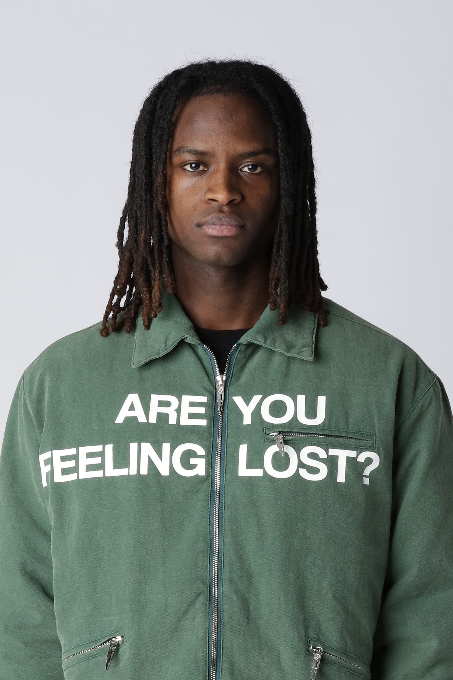 LOST BOYS WASHED DETROIT JACKET Jacket Washed Green