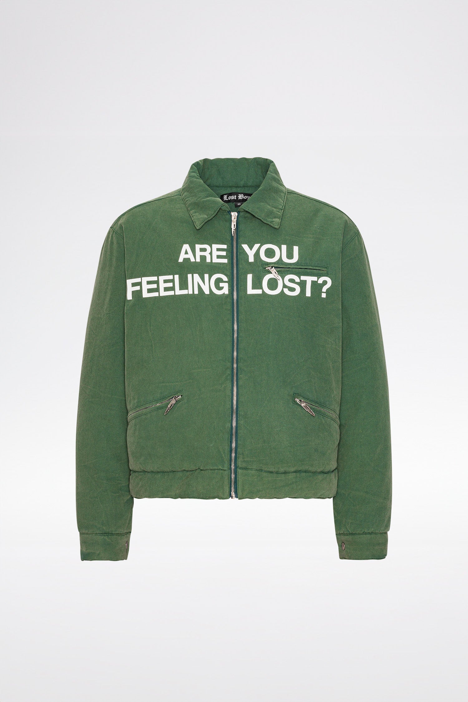 LOST BOYS WASHED DETROIT JACKET Jacket Washed Green