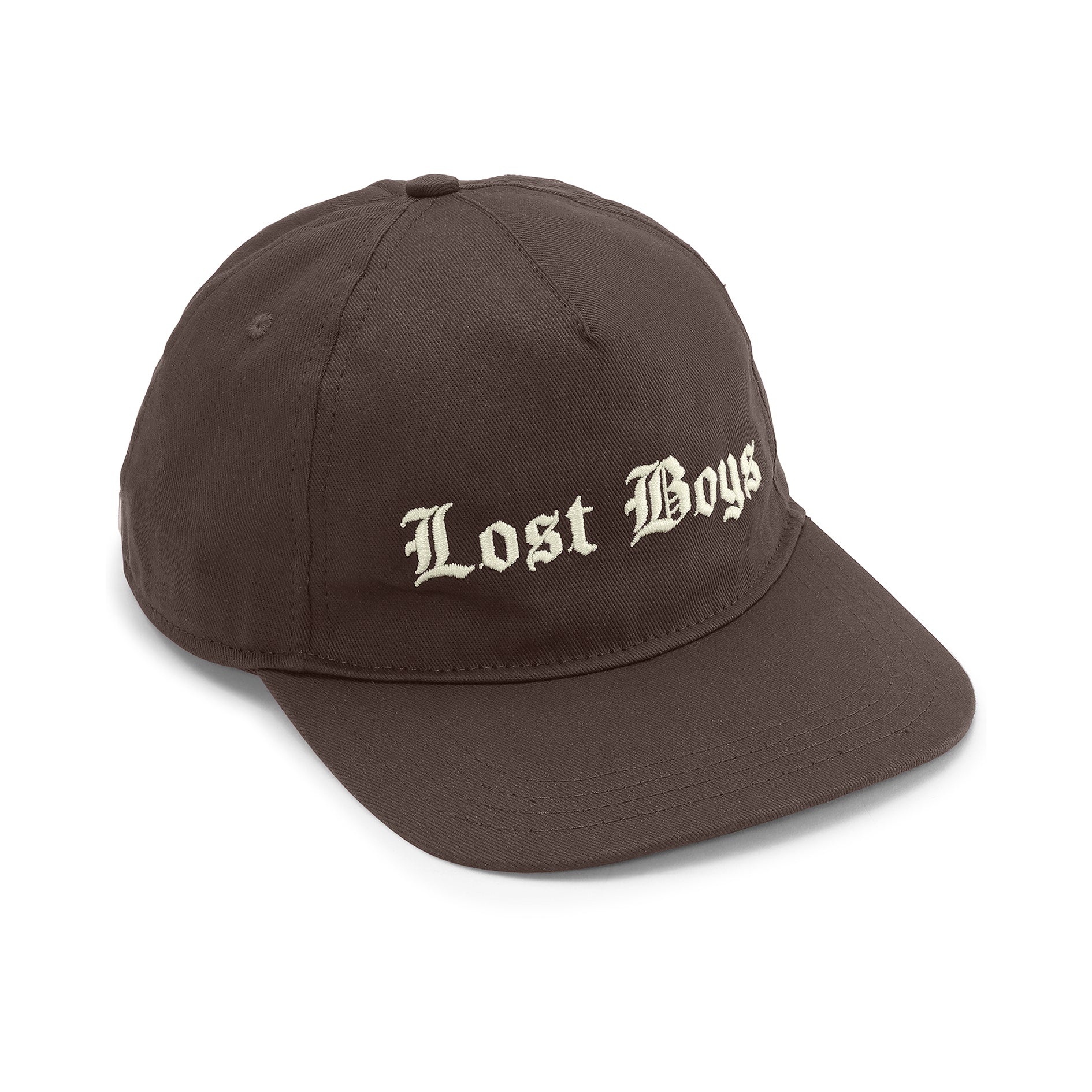 5-PANEL LOGO CAP BROWN