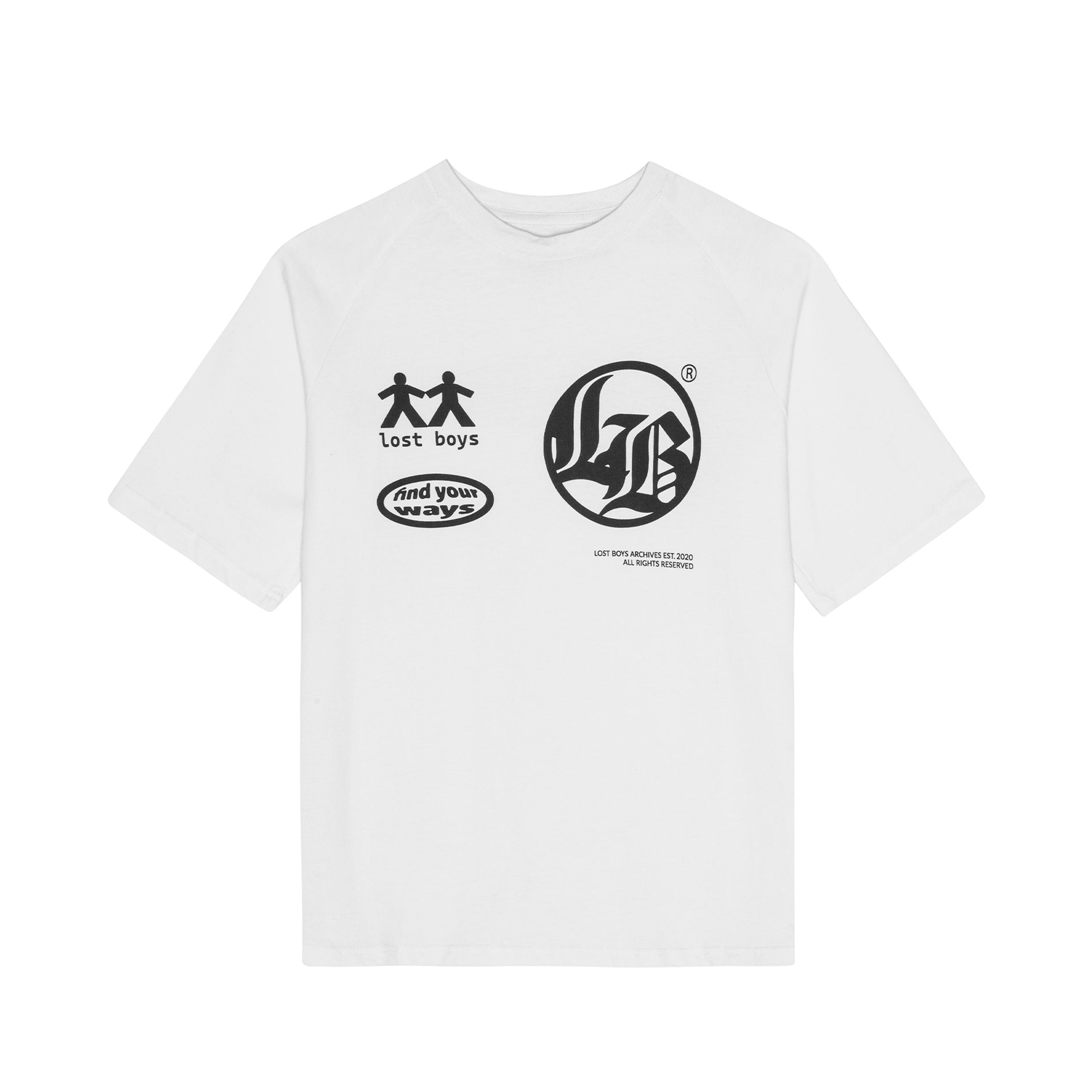 LOGO-MANIA TEE WHITE